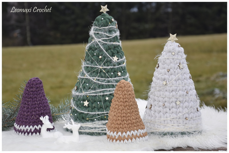 - NOEL - Tannebäumchen häkeln, alle Größe, Last-Minute Geschenk