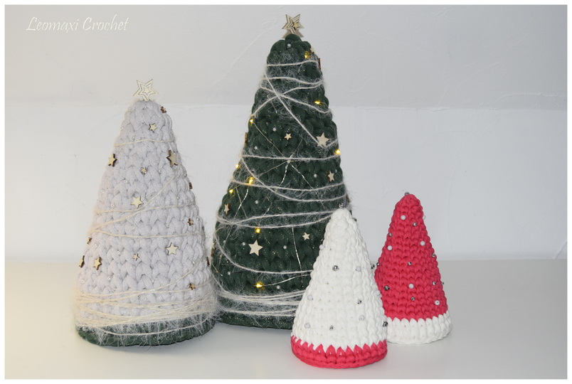 - NOEL - Tannebäumchen häkeln, alle Größe, Last-Minute Geschenk