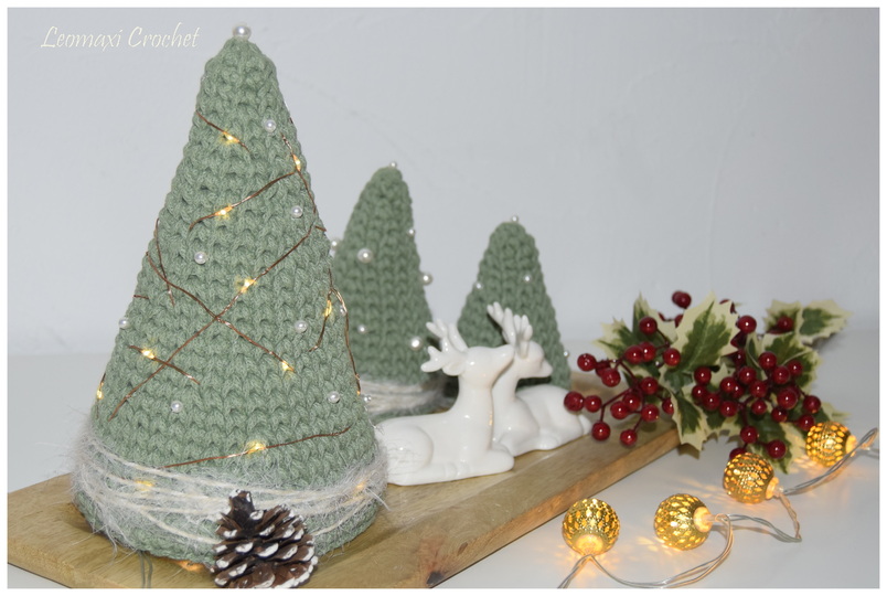 - NOEL - Tannebäumchen häkeln, alle Größe, Last-Minute Geschenk