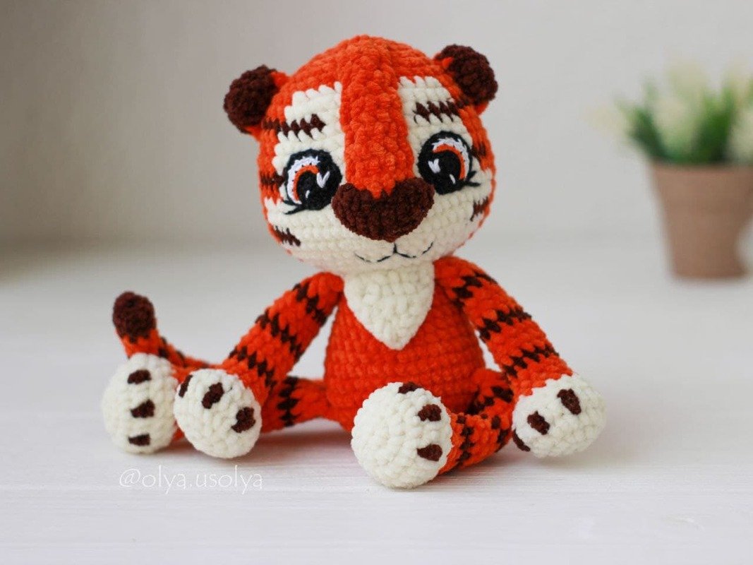 Diego the tiger cub crochet pattern amigurumi - Image 7