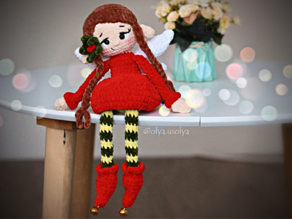Elle The Fairy Crochet Pattern, Elf Pixie Amigurumi