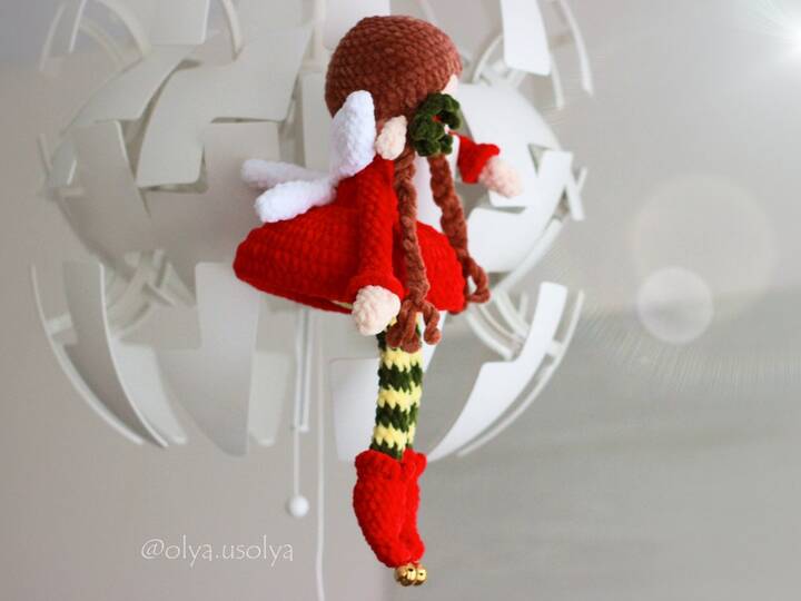 Elle the fairy Crochet Pattern, Elf Pixie Amigurumi