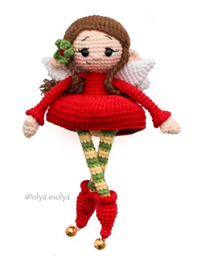 Elle the fairy Crochet Pattern, Elf Pixie Amigurumi