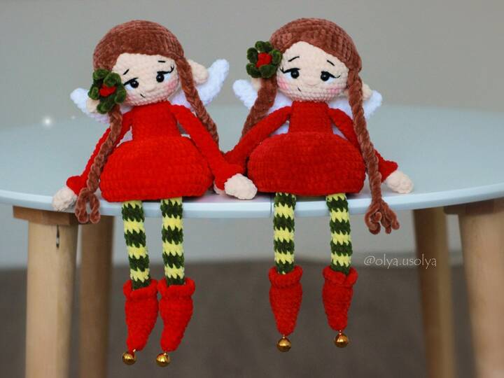 Elle the fairy Crochet Pattern, Elf Pixie Amigurumi
