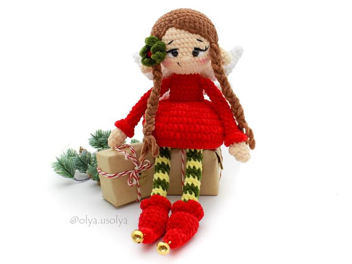 Elle the fairy Crochet Pattern, Elf Pixie Amigurumi
