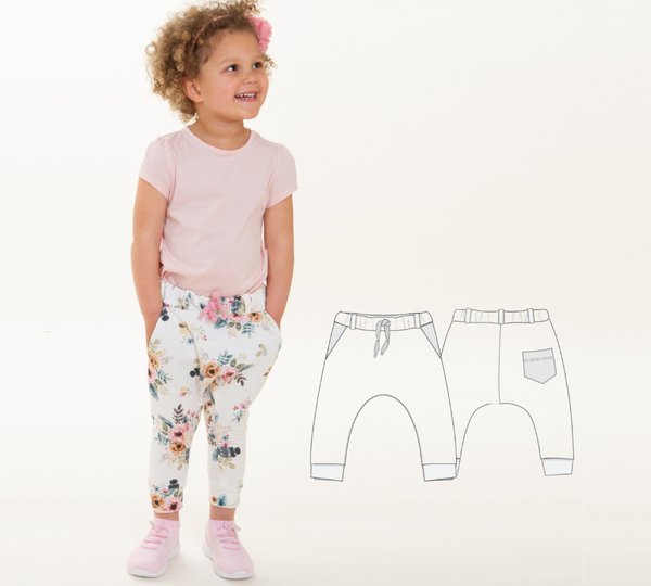 Kinder Hoodie & Jogginghose – FLY & DADO Schnittmuster Set (80–146)