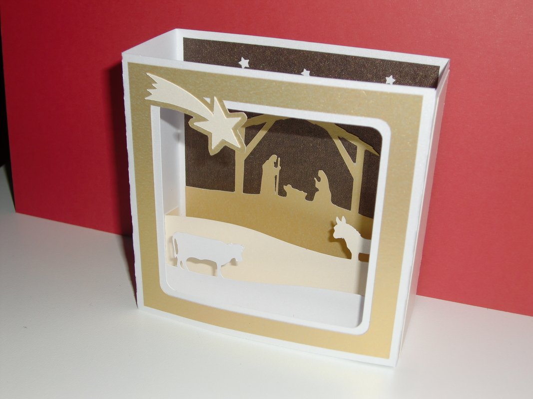 Shadowbox card “Nativity scene” - Image 2