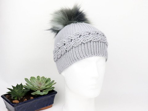 Beanie “Grace”  (sporty or hanging, all sizes)