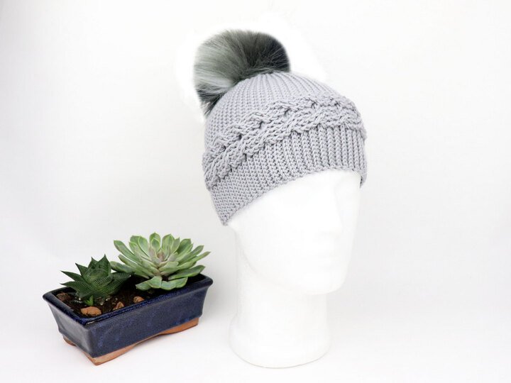 Beanie “Grace”  (sporty or hanging, all sizes)