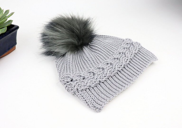 Beanie “Grace”  (sporty or hanging, all sizes)