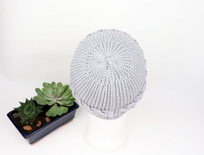 Beanie “Grace”  (sporty or hanging, all sizes)