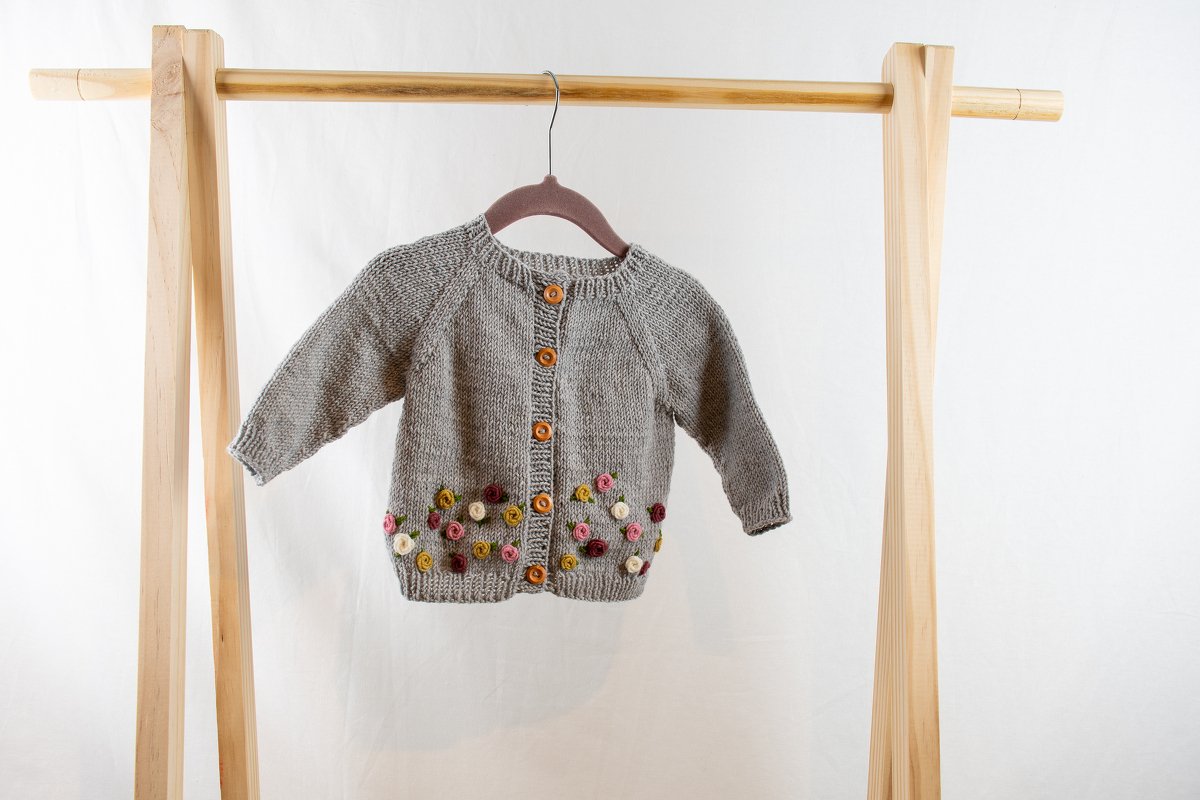 Strickanleitung Babyjacke Unity in den Größen 62 bis 92, von 3 bis 24 Monat