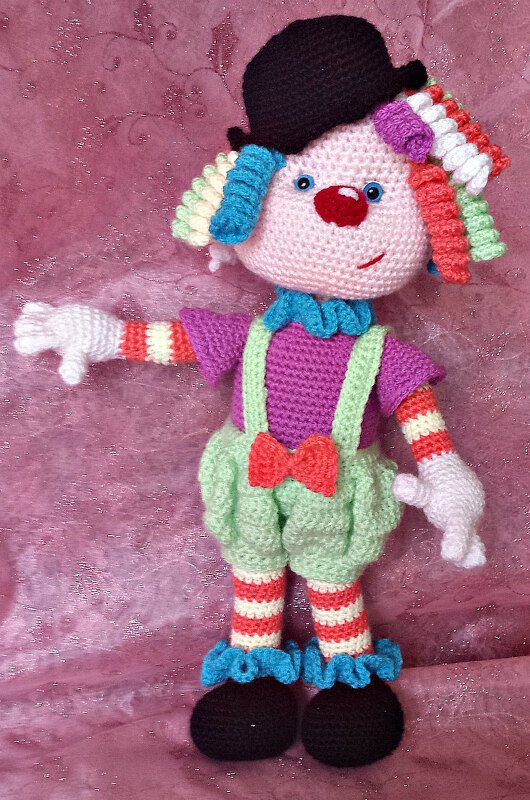 Sherbet the Clown - crochet pattern - Image 2