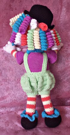 Sherbet the Clown - crochet pattern