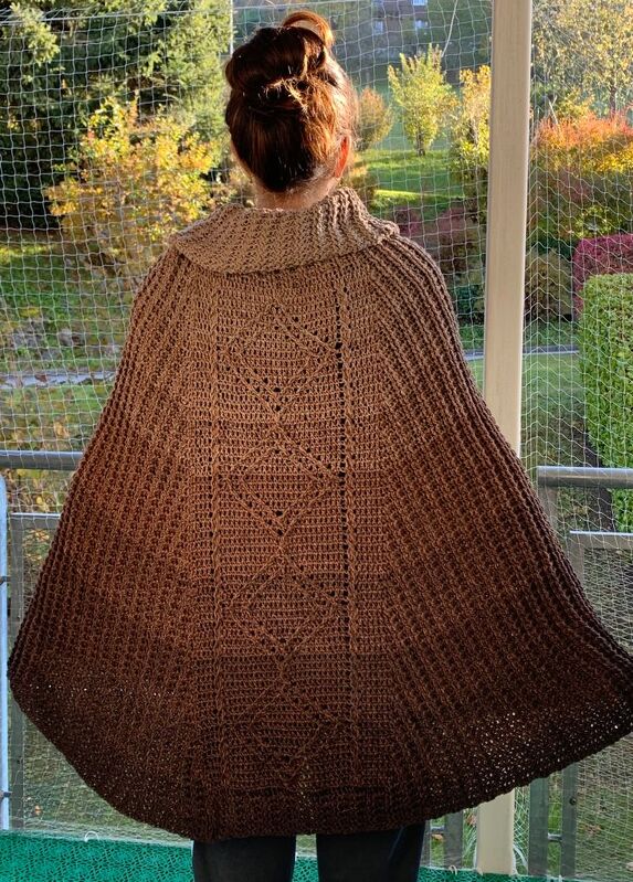 Anleitung Poncho Herbstwärme - Bild 4