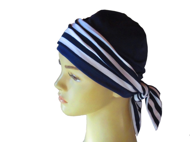 Instructions & Pattern for a Soft Cap with Tie, comfortable during chemo