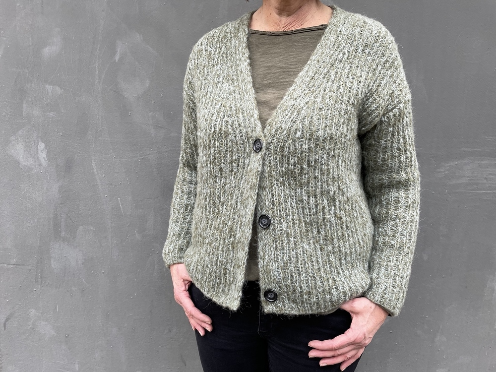 Strickanleitung Strickjacke Rieke Damen Cardigan