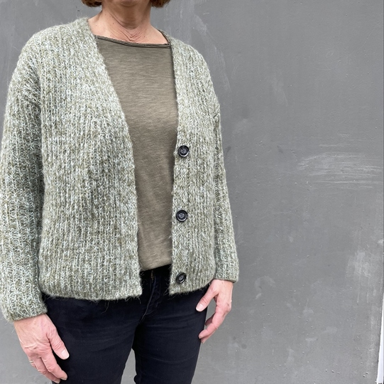 Strickanleitung Strickjacke Rieke Damen Cardigan