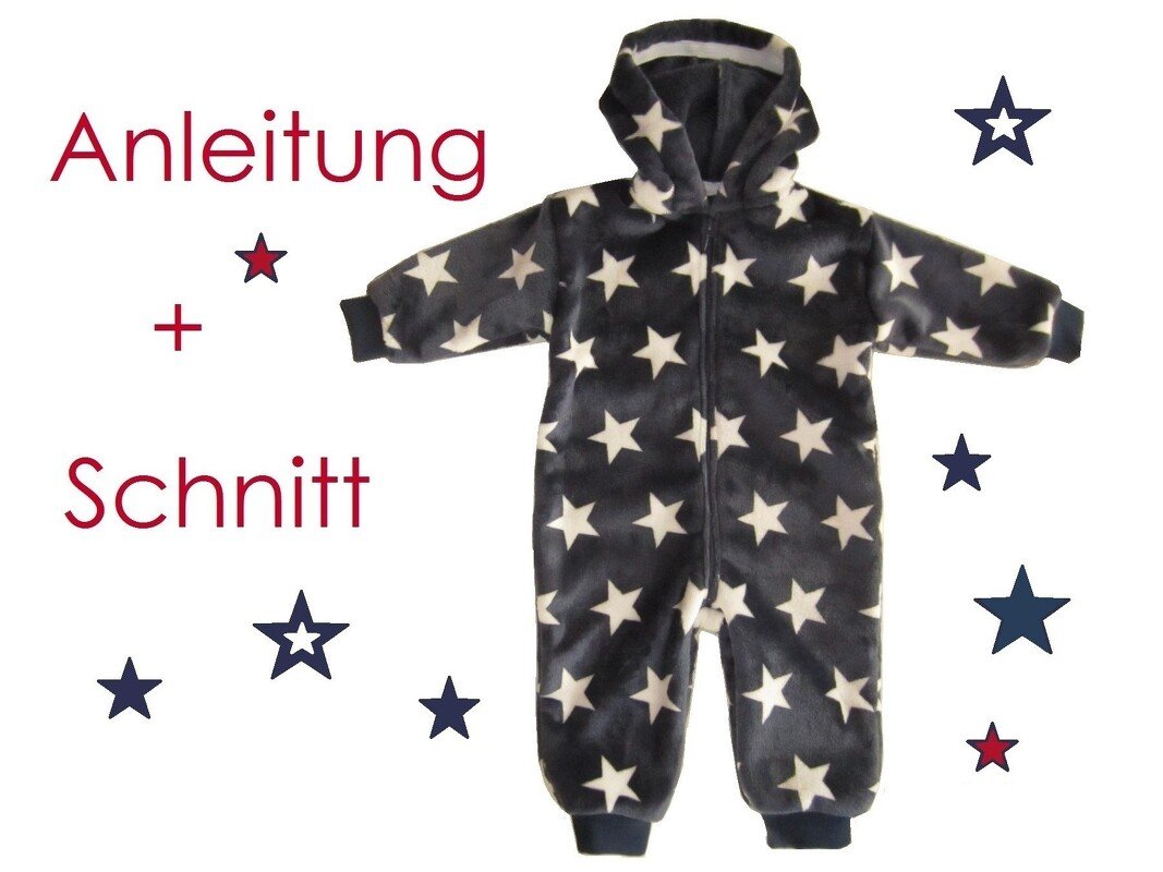 Schnitt und Anleitung Overall für Babys und Minis 56-116