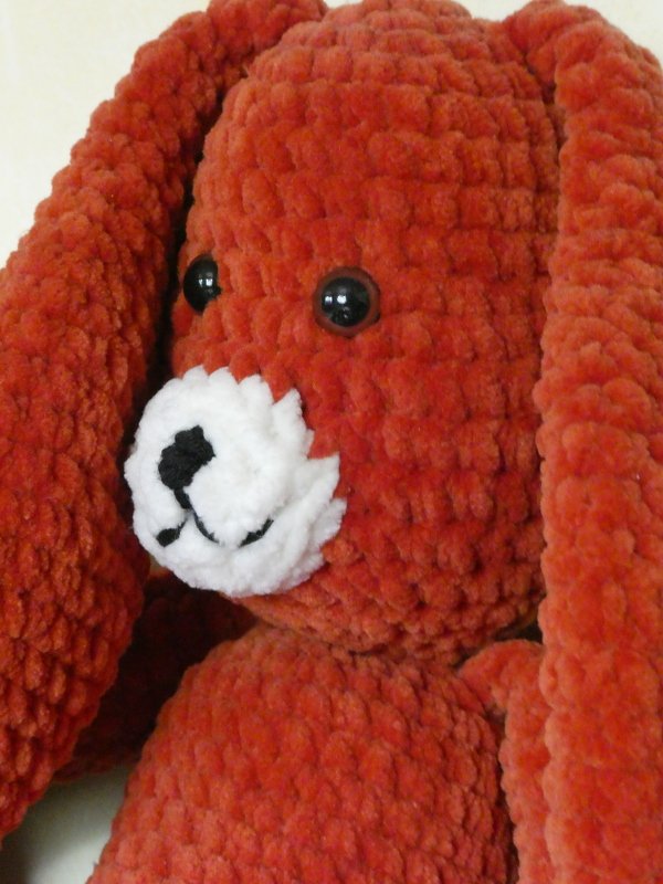 Schlenkerhase Valentin, Häkelanleitung