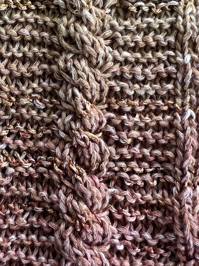 Strickanleitung Dreiecktuch Zopfella