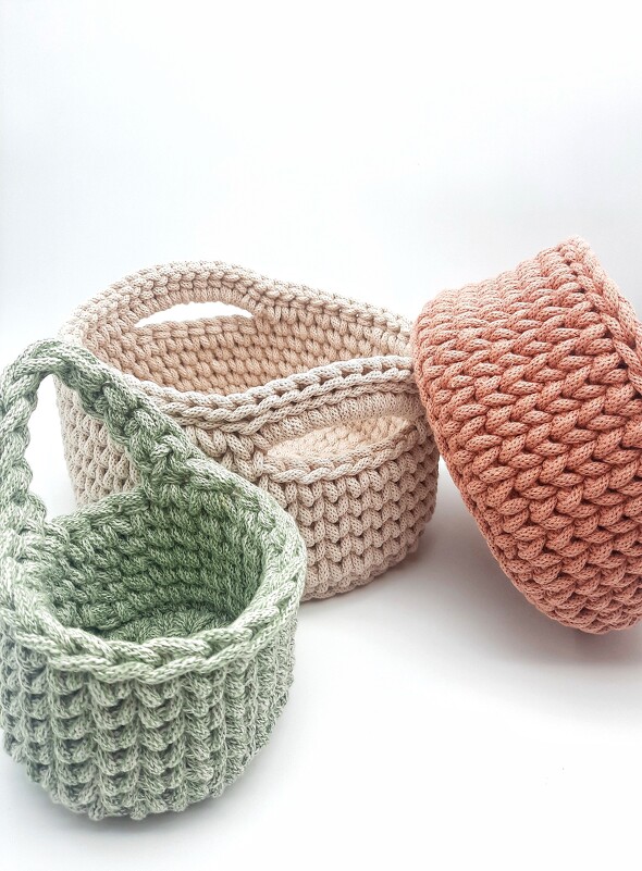Häkelanleitung Utensilo Geschenkkörbe Körbe häkeln