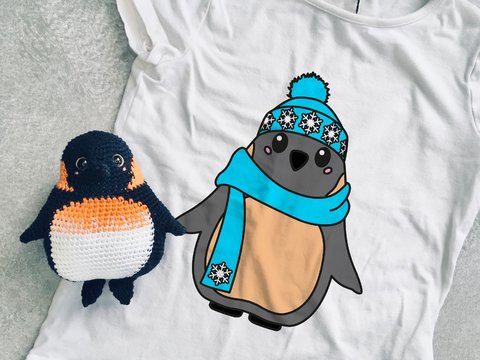 Plotterdatei Pinguin Pepe