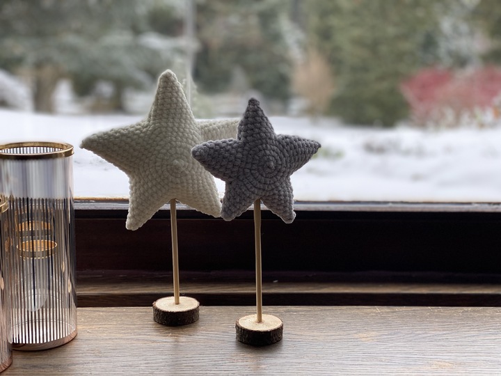 Häkelanleitung - Dekosterne