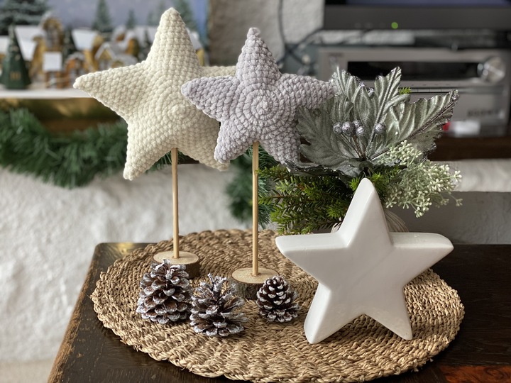 Häkelanleitung - Dekosterne