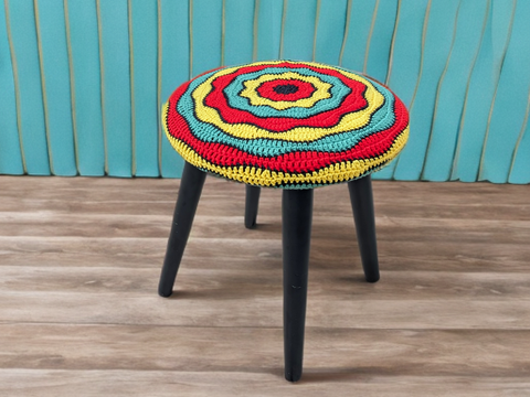 Stool cover "Perfect Wave" - crochetpattern