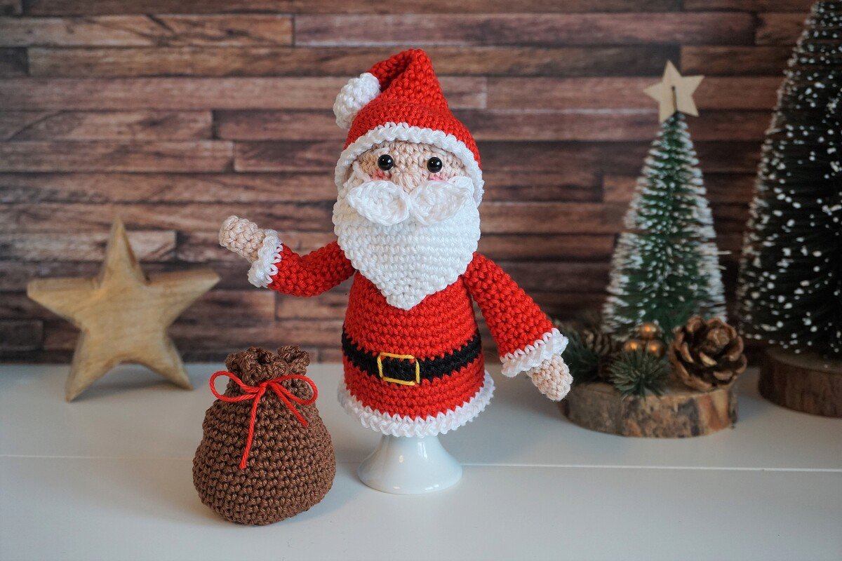 Häkelanleitung Eierwärmer Weihnachtsmann - PDF Datei