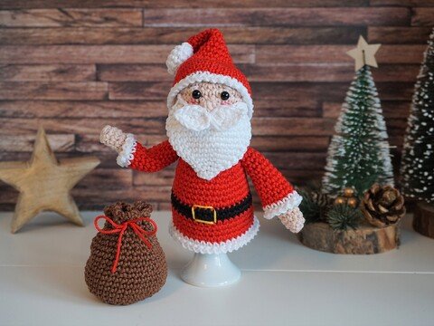 Häkelanleitung Eierwärmer Weihnachtsmann - PDF Datei