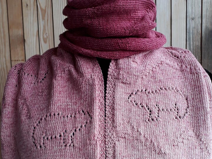 Strickanleitung Schal und Adventkalender "Eisbär"