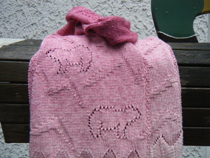 Strickanleitung Schal und Adventkalender "Eisbär"