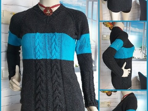 Anleitung Raffinierter Pulli mit Schmetterlingsmuster