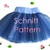 Pattern + Instructions Tulle Skirt for little Ballerinas 74/9M-128/8Y