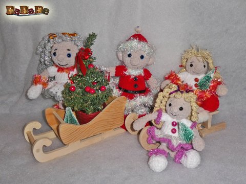 Engel, Wichtel oder nur Püppchen, Häkelanleitung von DaDaDe