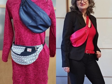 Gürteltasche "Pendula" gefüttert 2 Größen 6 Varianten Nähanleitung