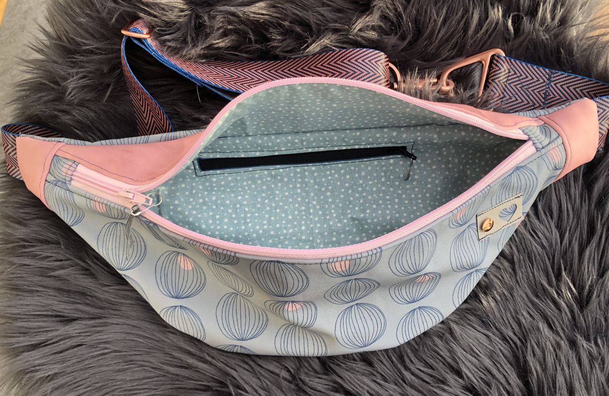 Gürteltasche "Pendula" gefüttert 2 Größen 6 Varianten Nähanleitung - Bild 9