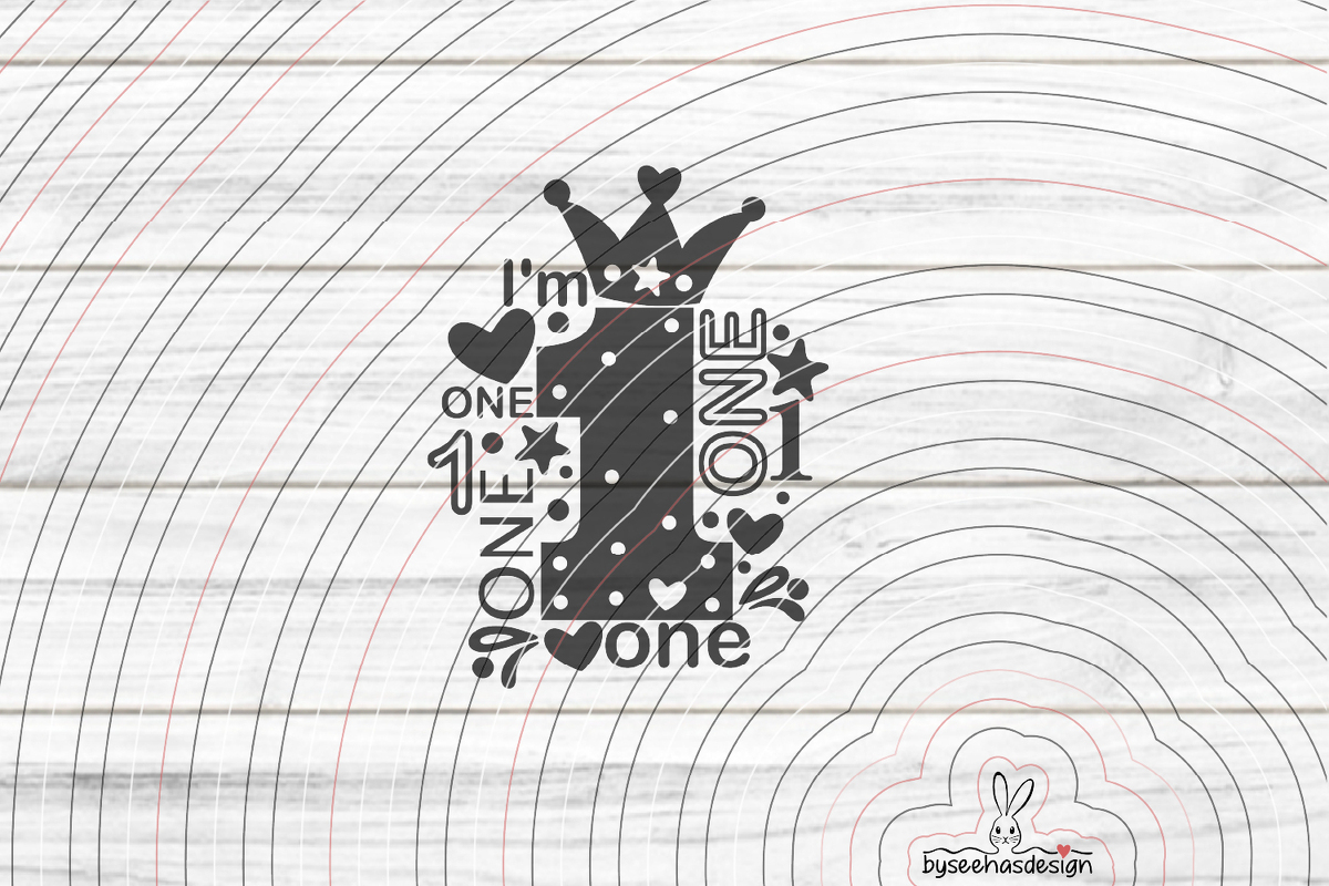 I'm one Plotterdatei SVG DXF - Bild 2