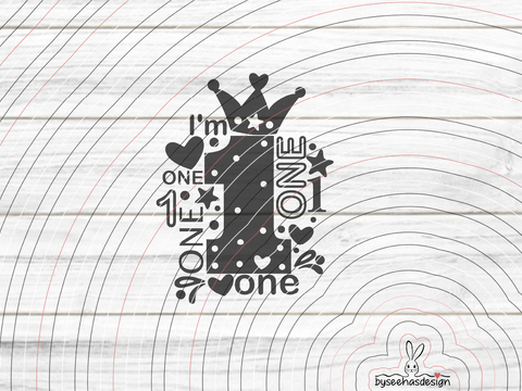 I'm one Plotterdatei SVG DXF