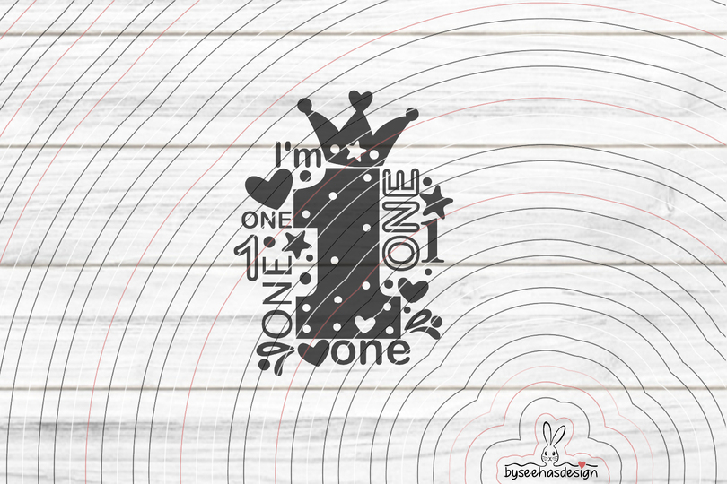 I'm one Plotterdatei SVG DXF