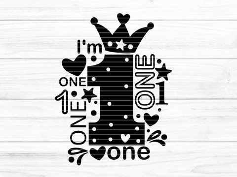 I'm one Plotterdatei SVG DXF FCM