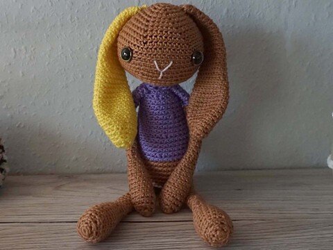 Amigurumi Häkelanleitung Hase Hoppel