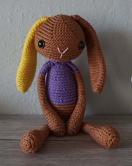 Amigurumi Häkelanleitung Hase Hoppel