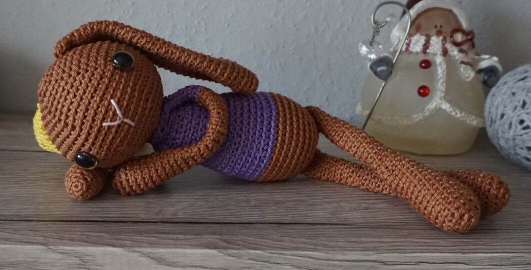 Amigurumi Häkelanleitung Hase Hoppel
