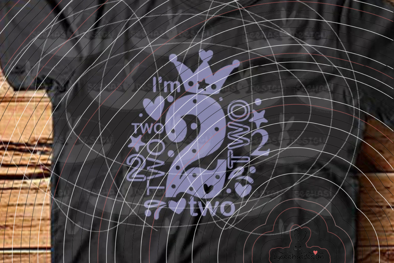 I'm two Plotterdatei SVG DXF