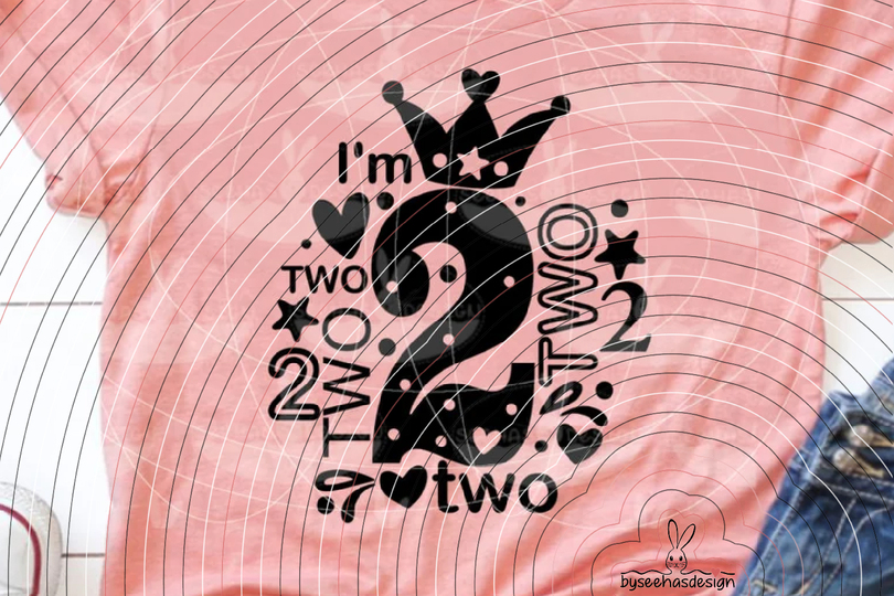 I'm two Plotterdatei SVG DXF