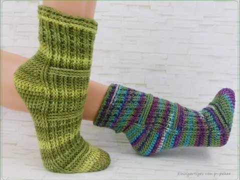 EasySoks16 Häkelanleitung für Wohlfühlsocken leicht und schnell gehäkelt