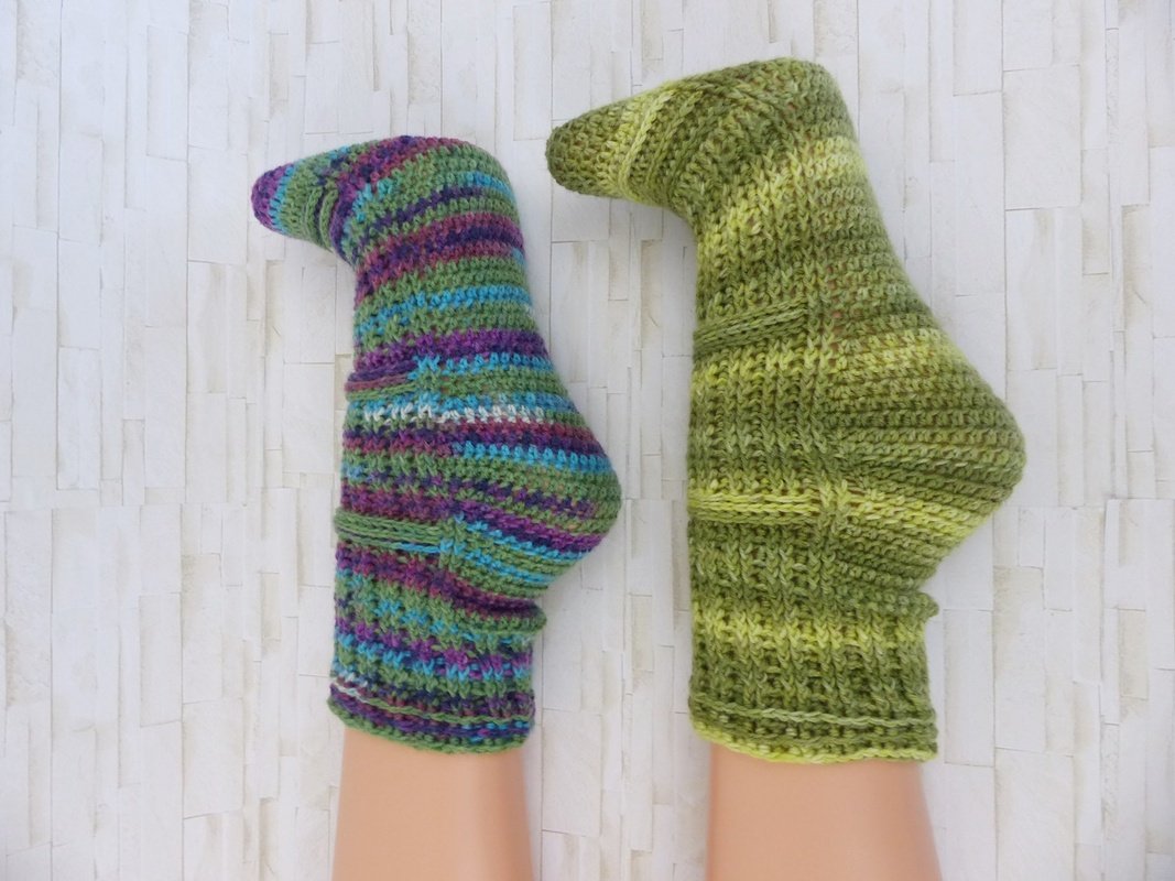 EasySoks16 Häkelanleitung für Wohlfühlsocken leicht und schnell gehäkelt